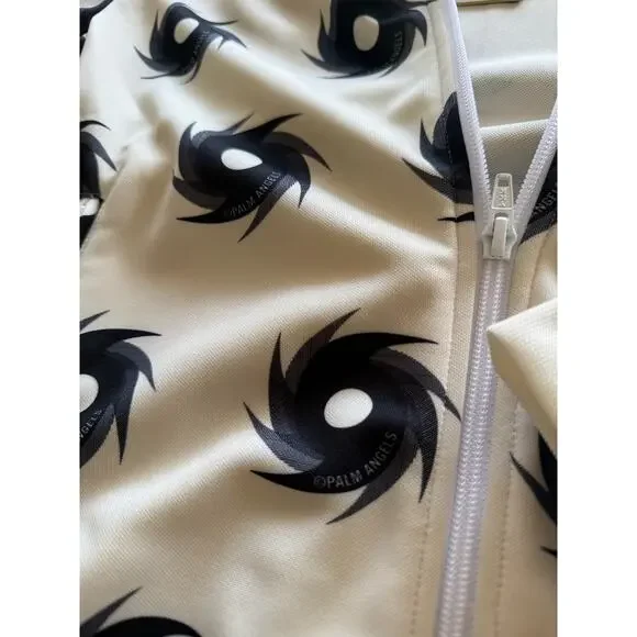 RETAIL $690 Palm Angels Hurricane Track Jacket Print Zip Up Jacket *NWT*SZ SMALL - Picture 8 of 10